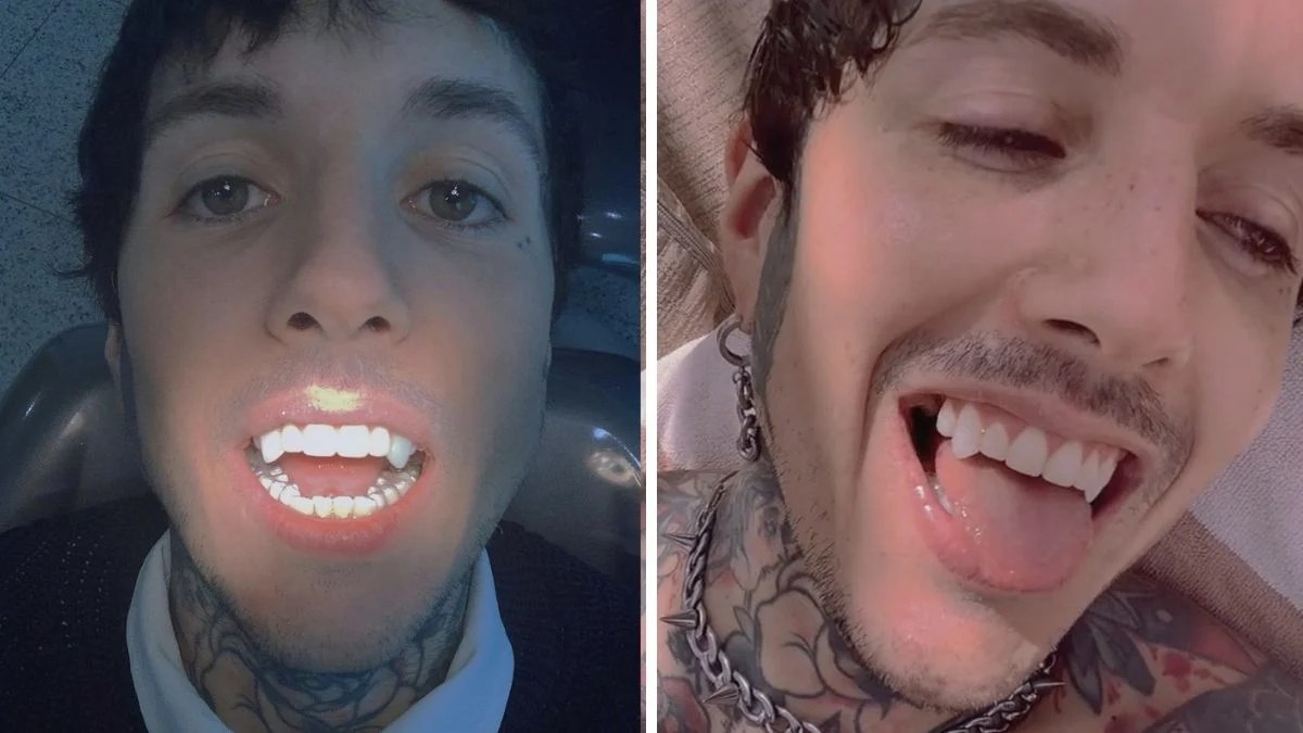 como desenhar dentes vampiro｜Pesquisa do TikTok